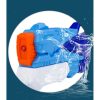 Jucarie pistol cu apa, plastic, 3 duze, rezervor 300 ml, 6 ani+, roz