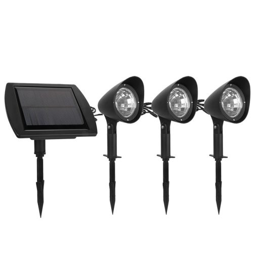 Lampa solara decoratiune pentru gradina, model 3 felinare, alb rece