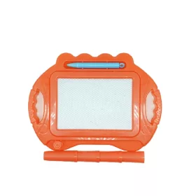   Tabla Magnetica pentru desen, Pix, forma dreptunghi, dimensiuni 23x17 cm, Dezvolta Creativitatea, cu picioare suport, Portocaliu