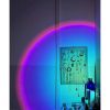 Lampa de veghe cu proiectie multicolor RGB, 6 filtre colorate, 3 tipuri de urechi