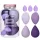 Set 7 buretei machiaj, premium, mov