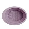 Accesoriu din silicon pentru curatarea accesoriilor make-up, pensule, buretei, 14.5 x 11,5 cm, 2 moduri de utilizare, pliabil, mov