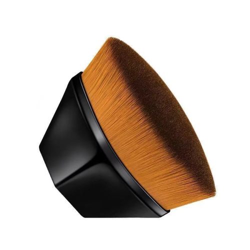 Pensula kabuki plata pentru fond de ten, neagra