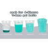 Mitraliera de jucarie cu bile de hidrogen de gel, electrica, 5000 bile incluse, ochelari protectie, AK47, verde