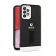 Husa Samsung Galaxy A13 4G, Armor Design, functie stand, insertie metalica pentru suport auto magnetic, negru/alb
