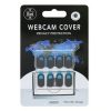 Set 8 protectii camera telefon/laptop/tableta, clapa culisabila, negre