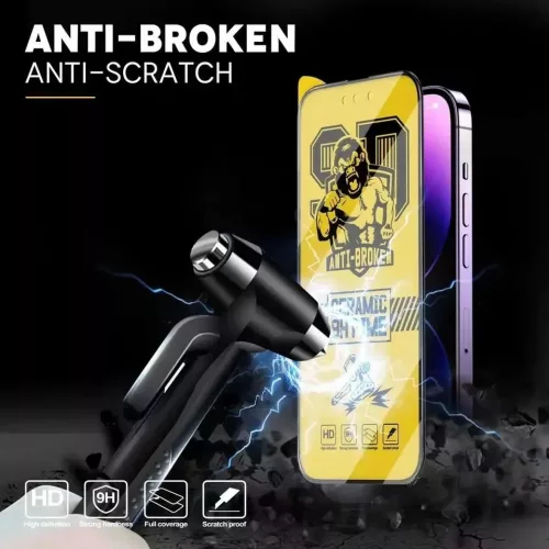 Folie de protectie Ceramic Film pentru Samsung Galaxy A13 4G/5G, margini negre