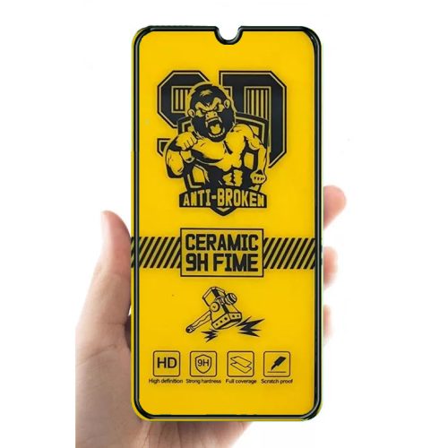 Folie protectie Xiaomi Redmi 9/Redmi 9A/Redmi 9AT/Redmi 9C, Ceramic 9H Film,margini negre