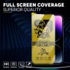 Folie de protectie Apple iPhone 14, Ceramic 9H Film, margini negre