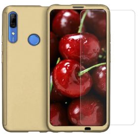   Husă Full Cover 360° pentru Huawei Nova 5T (față + spate + sticlă), aurie