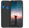 Husă Full Cover 360° pentru Huawei P40 Pro (față + spate + folie protectie), neagra