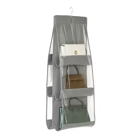   Organizator genti 6 compartimente, suspendabil, 85 x 36 cm, gri