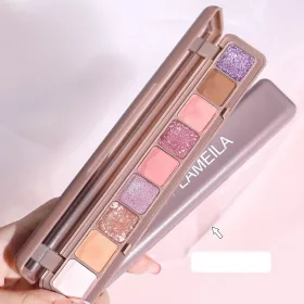   Fard de ochi LAMEILA, 9 culori, 4 culori glitter, 5 culori mate