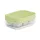 Forma pentru gheata din silicon alimentar, 6 cuburi, caserola pentru depozitare, usor de folosit si curatat, 10.5 x 7.5 x 4.1 cm, verde