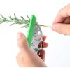 Tocator manual pentru ierburi Herb Cutter, 9 gauri de diferite dimensiuni, multifunctional, otel inoxidabil, 12.3 x 6.9 cm, argintiu