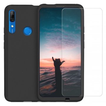   Husă Full Cover 360° pentru Huawei Y6P (față + spate + sticlă), neagra