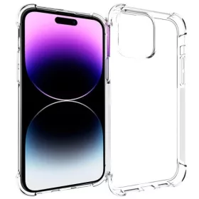   Husa Apple iPhone 15 Plus, TPU transparent, intarituri in colturi, grosime 1,5 mm