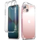 Husa Apple iPhone 15 Plus, TPU transparent, intarituri in colturi, grosime 1,5 mm