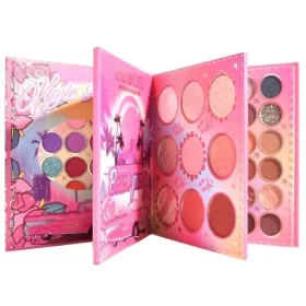   Paleta farduri Kevin&Coco, 69 nuante, blush, iluminator, conturing, deschidere tip carte, 18.6 x 16.5 cm, 97 g, multicolor, model 2