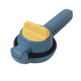   Storcator manual citrice, actiune dubla, usor de utilizat, material ABS rezistent, 8 x 10 x 22 cm, albastru