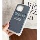 Husa protectie Apple iPhone 13, Shockproof Silicone, catifea in interior, folii de protectie camere incluse, neagra