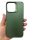 Husa protectie Apple iPhone 13, Shockproof Silicone, catifea in interior, folii de protectie camere incluse, Verde Army