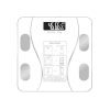 Cantarul corporal electronic RT-002, multiple functii, conectare aplicatie prin bluetooth, baterii, alb