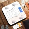 Cantarul corporal electronic RT-002, multiple functii, conectare aplicatie prin bluetooth, baterii, alb