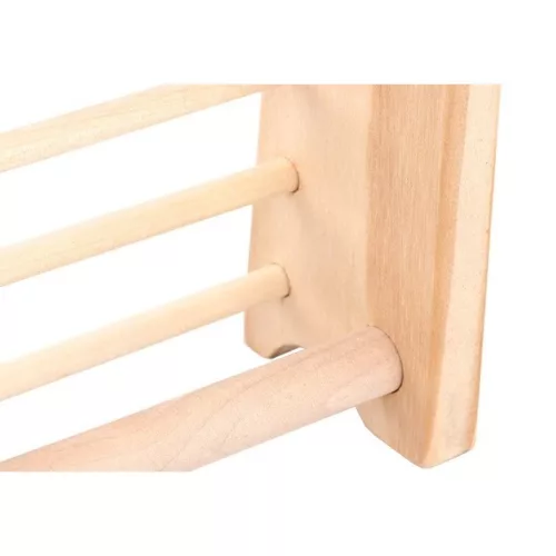 Numaratoare din lemn, vopsea eco, 10 Siruri x 10 Margele, 4-6 Ani, 24.5 x 20.5 cm, Multicolor