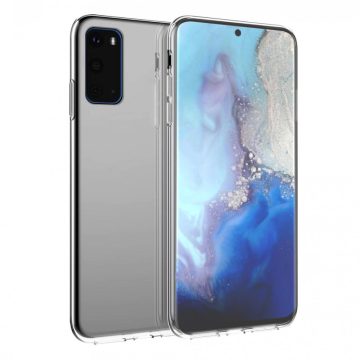   Husa de protectie Full TPU 360° pentru Samsung Galaxy S20 Ultra (S11 Plus), fata+spate , transparenta