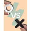 Jucarie tip Montessori "X si O", 9 piese, lemn, negru/alb