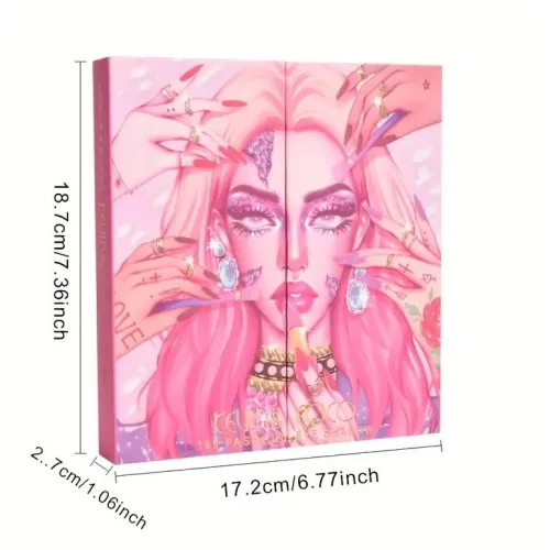 Set 4 produse de machiaj KEVIN & COCO, Vanilla Queen, 22 culori