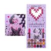 Set 4 produse de machiaj KEVIN & COCO, Black-White Witch, 22 culori, 19.7 x 21.2 x 2.5 cm