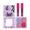 Set 4 produse de machiaj KEVIN & COCO, Black-White Witch, 22 culori, 19.7 x 21.2 x 2.5 cm