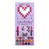 Set 4 produse de machiaj KEVIN & COCO, Black-White Witch, 22 culori, 19.7 x 21.2 x 2.5 cm