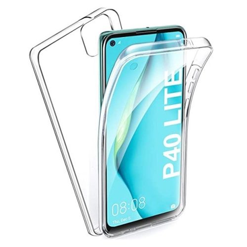 Husa Full TPU 360° pentru Huawei P40 Lite E (fata + spate), transparenta