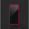 Folie sticla Apple iPhone 15, Luminous HD, margine fluorescenta, roz