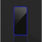 Folie sticla Apple iPhone 15 Pro Max, Luminous HD, margine fluorescenta, albastra