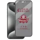 Folie de protectie Apple iPhone 14 Pro, Matte Privacy Ceramic, margini negre