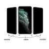 Folie de protectie Apple iPhone 14 Pro, Matte Privacy Ceramic, margini negre