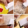Mini aparat de sigilat pungi, etansare prin caldura, spate magnetic, galben