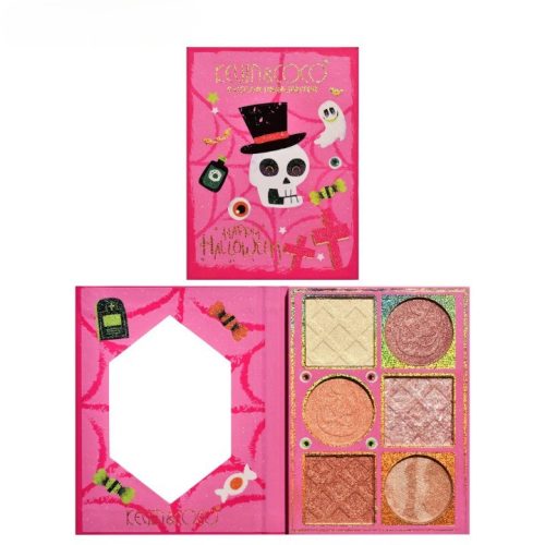 Paleta iluminatoare Kevin & Coco, 6 nuante, Halloween Edition, culori calde