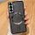 Husa Samsung Galaxy S24 Plus (S24+), Electroplating Magsafe Glitter TPU, protectii lentile camere, neagra