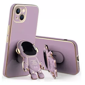   Husa Apple iPhone 15 Plus (15+), Astronaut Case, protectie camera, functie stand expunere, mov
