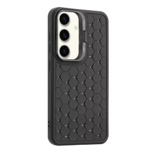 Husa Samsung Galaxy S24 Ultra, HoneyComb Bracket, functie stand, neagra