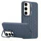 Husa Samsung Galaxy S23+ (S23 Plus), HoneyComb Bracket, functie stand, albastru inchis