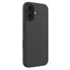 Husa Apple iPhone 16 Plus, Luxury Silicone, catifea in interior, neagra