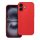 Husa Apple iPhone 16 Plus, Luxury Silicone, catifea in interior, protectie camera, rosie