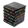 Set 168 markere cu doua capete Touch, suport si geanta depozitare incluse