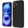 Husa protectie Apple iPhone 16 Plus, Matt TPU, protectie camera, neagra